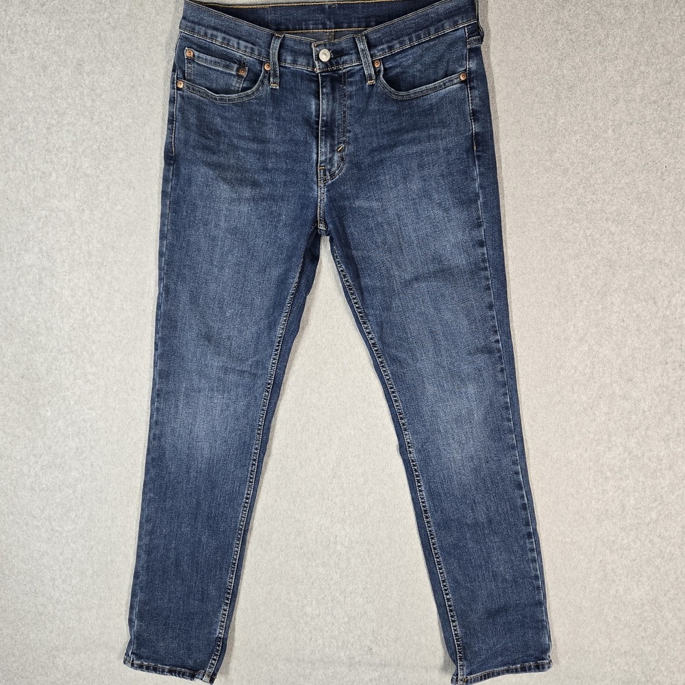Levi's 511 Men Jeans 32X32 Blue Denim Cargo Slim Fit Straight Leg 30" Inseam